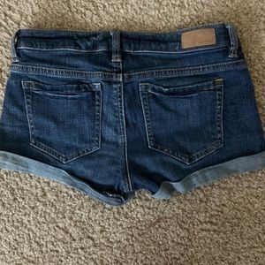 Garage Dark Blue Denim Shorts